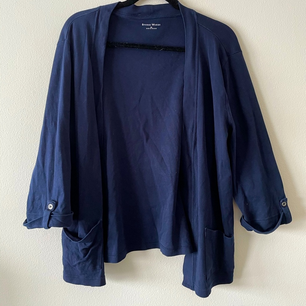 Lowered! 💥 Women’s Navy Studio Works Cardigan/Shawl